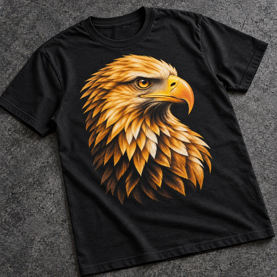 A black shirt with a print that blends into the fabric